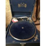 VINTAGE BOXED RECORD PLAYER BY COLUMBIA