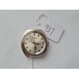 A gents wrist watch by HENRI SANDOZ with seconds sweep