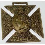 A Victorian Diamond Jubilee cross 1897