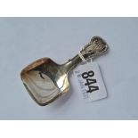 Kings pattern caddy spoon single struck Birmingham 1825 by J Willmore