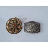 A buckle & brooch