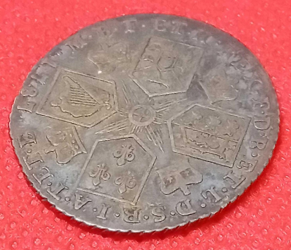 A 1787 shilling - Image 2 of 2