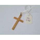 Plain 9ct cross 5g