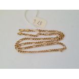 18” fancy neck chain in 9ct 5.2g