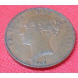 A penny 1841 - better grade