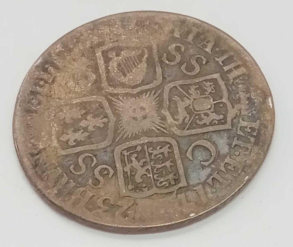 A 1723 shilling SSC - Image 2 of 2