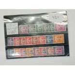 SARAWAK SG106-21 Mint set to $2 Cat £149