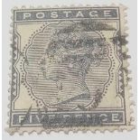 GB 1881 5d indigo f.used SG169