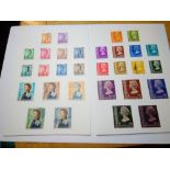 HONG KONG 1962 set of 15 defs f. used + '73 1st issue set of 15 f.us