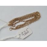 A 9ct chain - 2.1gms