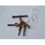 A T bar with watch keys