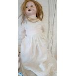 German bisque faced doll by A M Ten