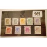 HONG KONG - 1938-52 GB sel.m/m 1ct- $1 (9)