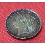 A shilling 1884 - good grade