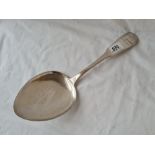 Large German silver serving spoon by J Kriskman 170gms