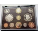 Boxed 2008 GB Royal Shield proof set. Eleven coins with paperwork