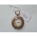 An attractive ladies fob watch