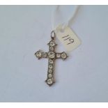 An antique paste cross