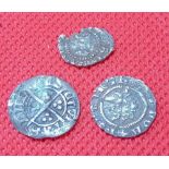 Richard II, Henry IV and Henry VIII halfpennies