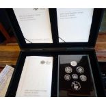 A 7 coin set boxed with COA, Emblems collection 2008