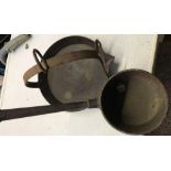 VINTAGE COOKING POT AND VINTAGE HANGING PAN