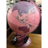 PINK ILLUMINATED GLOBE