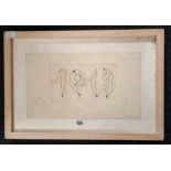 F/G PRINT SIGNED IN PENCIL BY MARY FORD 1976