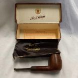 BOXED BENWADE BRIER PIPE WITH BAG & GUARANTEE ETC