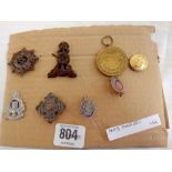 9 MILITARY BADGES