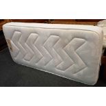 DENVER MATTRESS BY MOONRAKER BEDS 6ft X 3ft & PINK UPHOLSTERED HEADBOARD