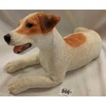 RESIN MODEL OF TERRIER DOG MADE IN ITALY 12'' LONG