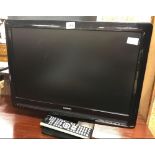 TOSHIBA 21'' FS TV WITH BUILT IN DVD PLAYER WITH REMOTE - MODEL 22DV 555DB