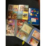 6 ALBUMS OF OLD BIRTHDAY CARDS & CHRISTMAS CARDS