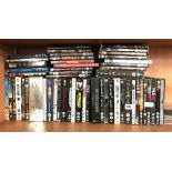 SHELF OF DVD'S