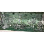 SHELF OF GLASSWARE