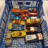 DIECAST CARS & LORRIES MATCHBOX. - PLAY WORN