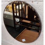 BEVELLED EDGE CIRCULAR MIRROR