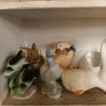 SHELF OF SWAN'S, DUCK, DOLPHIN'S ETC