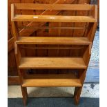 WOODEN BOOKCASE WITH 4 SHELVES 27'' X 40''