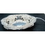 SILVER BON BON DISH - B'HAM 1910 4.5'' WIDE