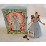 PERIOD TIN PLATE WIND UP TOY - FIGURE OF THE FAIRY QUEEN BY A WELLS & CO LTD - LONDON - MODEL 9/