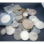 QTY OF VARIOUS COINAGE & MEDALS