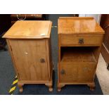 TWO BEDSIDE CABINETS