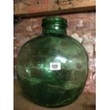 LARGE GREEN CARBOY APPROX 14''