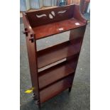 MAHOGANY ARTS & CRAFTS BOOKCASE