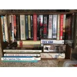 CARTON OF MIXED HARDBACK & PAPER BACK BOOKS, HISTORICAL - NORTH AMERICAN & UK