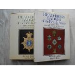 KIPLING, A.L. Head Dress Badges of the British Army 2 vols. 1978/79, (vol. I 2nd. imp. Vol. II 1st.