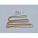 Fine link 9ct neck chain 0.9g