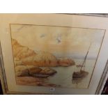 W.H. WEBB. dated 1902 Fishing Boats in lett, 16 by 20 inches signed