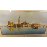 G. MARANGONI. View of San Georgio Maggoire Venice, 12 by 23 inches signed and inscribed